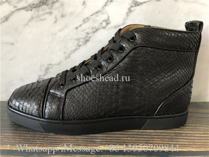 Christian Louboutin High Top Sneaker All Black