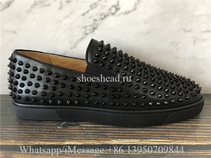 Christian Louboutin Spike Low Top Loafer Sneaker