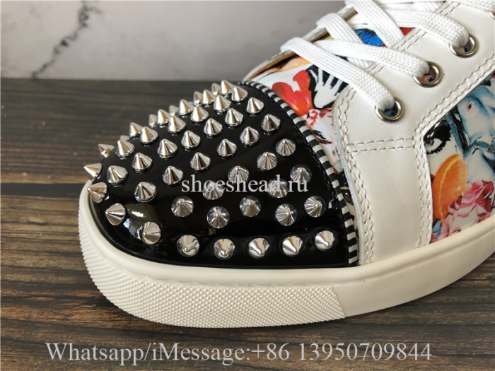 Christian Louboutin Spike Flat Low Top Shoes