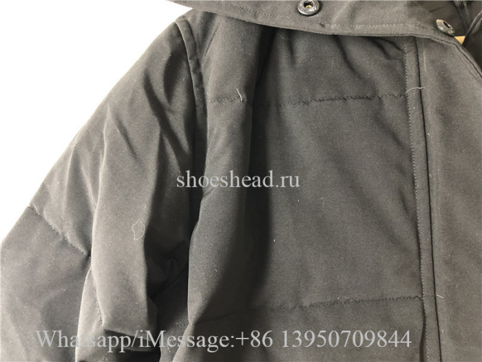 Canada Goose Long Down Jacket Black