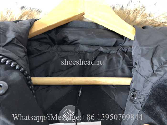 Canada Goose Long Down Jacket Black
