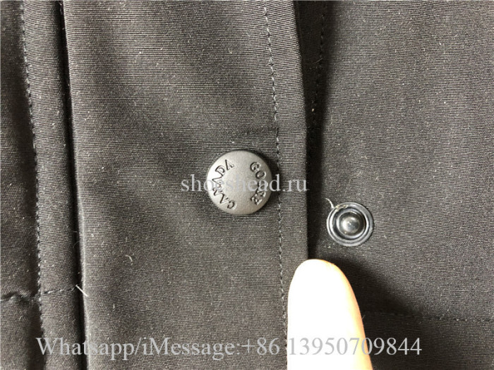 Canada Goose Long Down Jacket Black