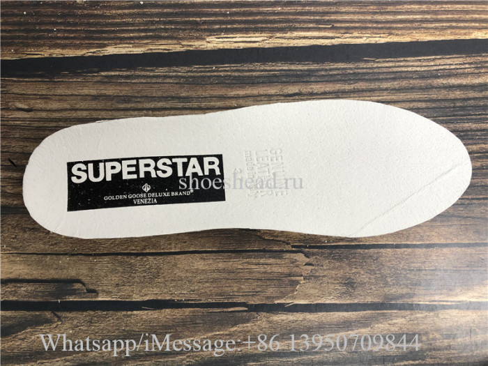 Golden Goose Superstar Low Top White Black