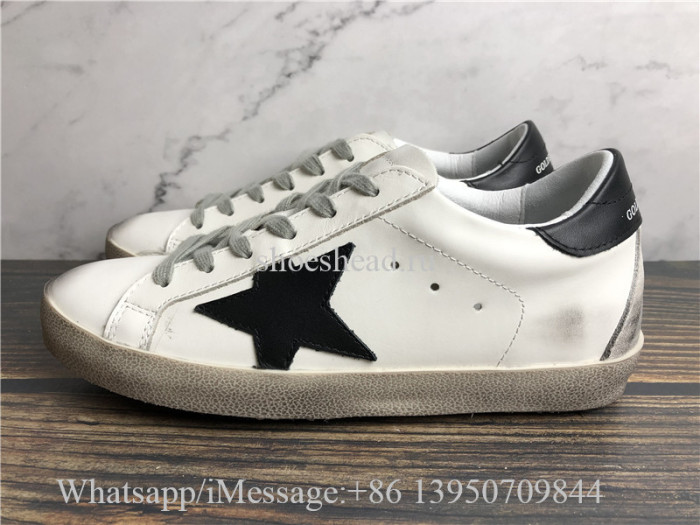 Golden Goose Superstar Low Top White Black