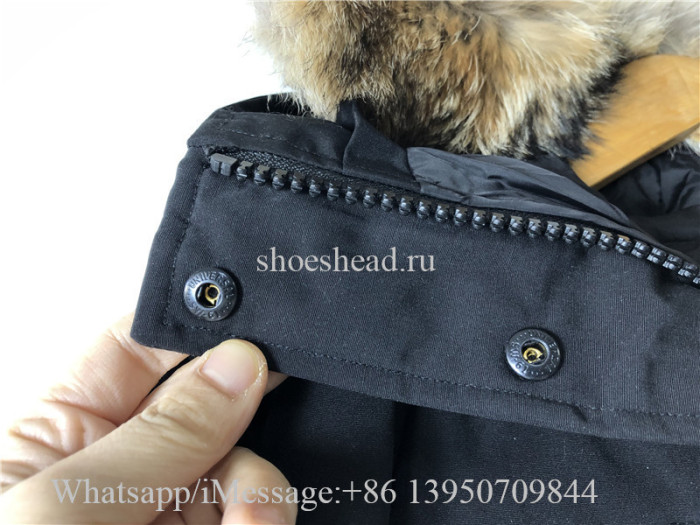 Canada Goose Long Down Jacket Black