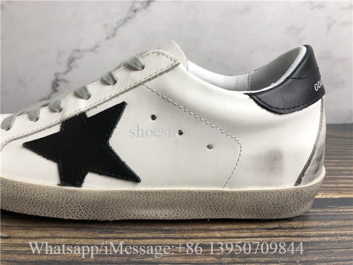 Golden Goose Superstar Low Top White Black