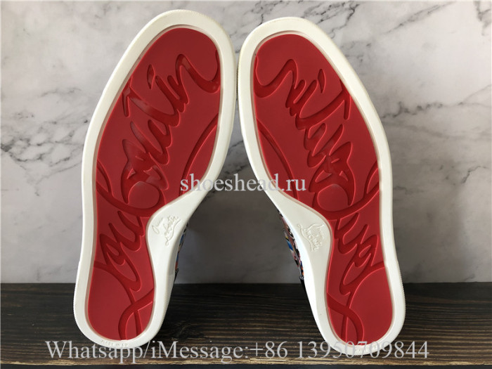 Christian Louboutin Spike Flat Low Top Shoes