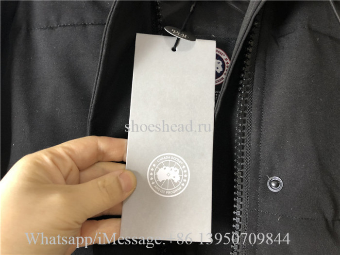 Canada Goose Long Down Jacket Black