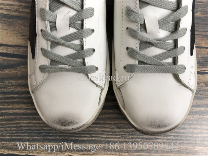 Golden Goose Superstar Low Top White Black