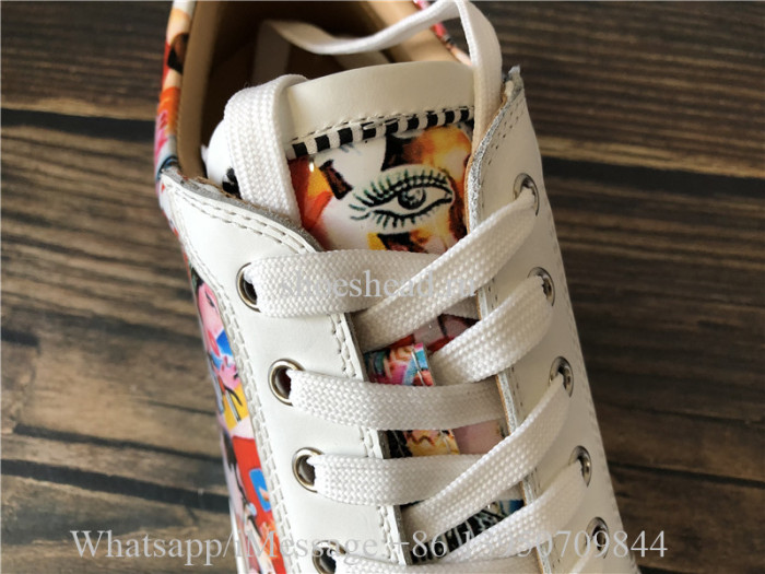 Christian Louboutin Spike Flat Low Top Shoes
