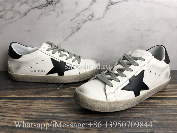 Golden Goose Superstar Low Top White Black