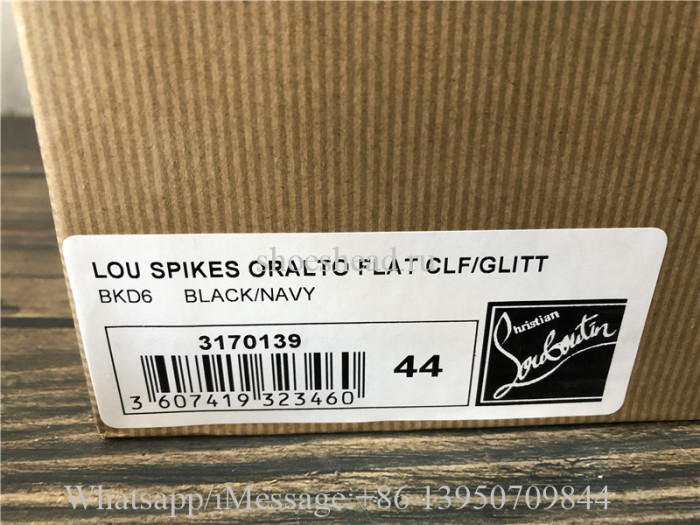 Christian Louboutin Spike Flat Low Top Shoes