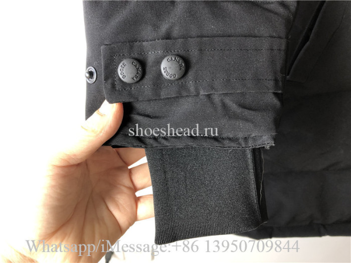 Canada Goose Long Down Jacket Black