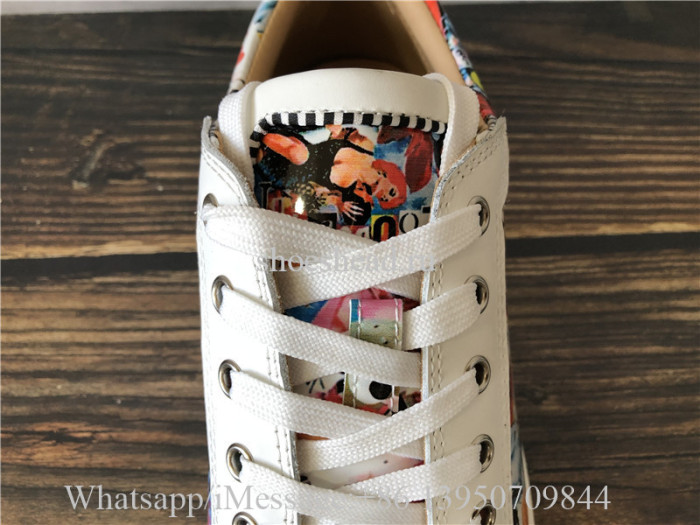Christian Louboutin Spike Flat Low Top Shoes