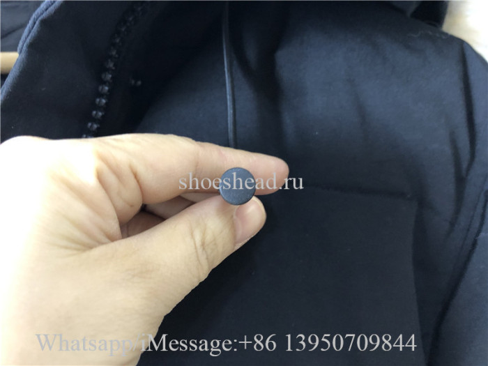 Canada Goose Long Down Jacket Black