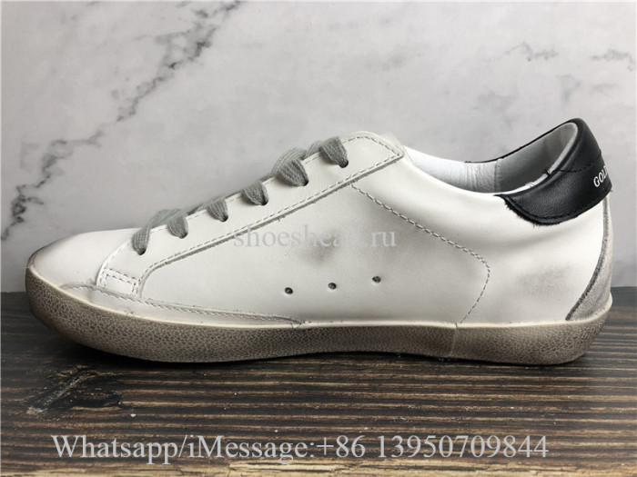 Golden Goose Superstar Low Top White Black