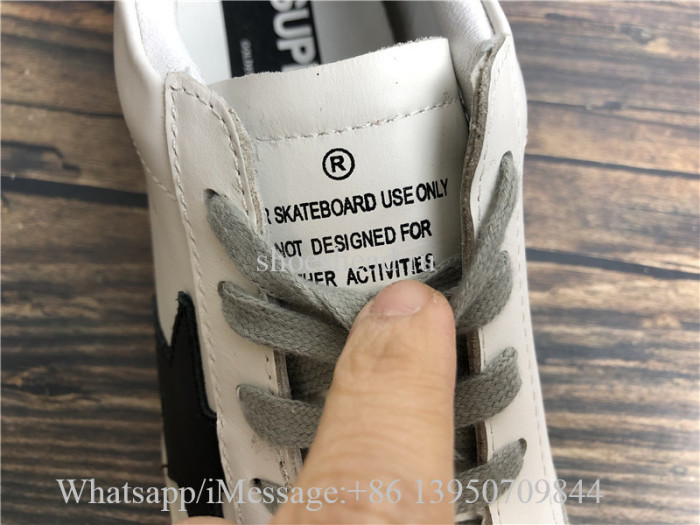 Golden Goose Superstar Low Top White Black