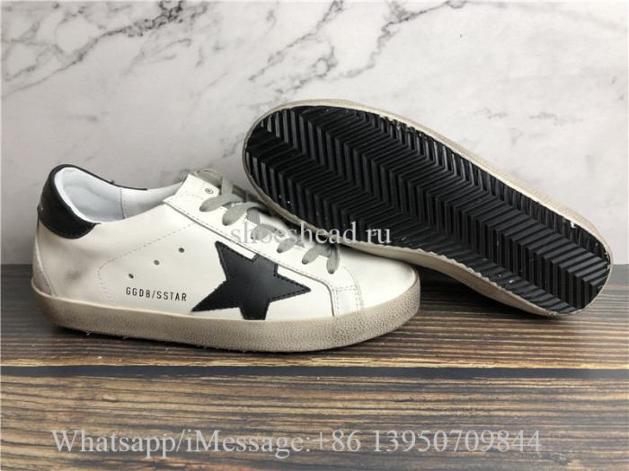 Golden Goose Superstar Low Top White Black