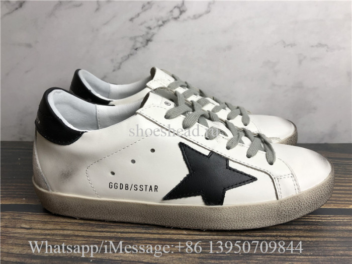 Golden Goose Superstar Low Top White Black