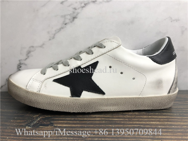 Golden Goose Superstar Low Top White Black