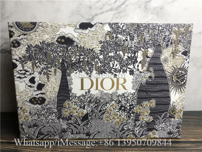 Original Christian Dior Toile de Jouy Blue Saddle Bag