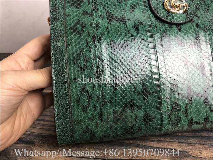 Original Gucci Ophidia Small Snakeskin Shoulder Bag