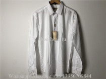 Burberry Slim Fit Monogram Motif Stretch Cotton Poplin Shirt