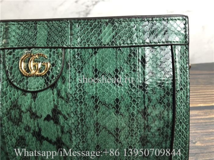 Original Gucci Ophidia Small Snakeskin Shoulder Bag