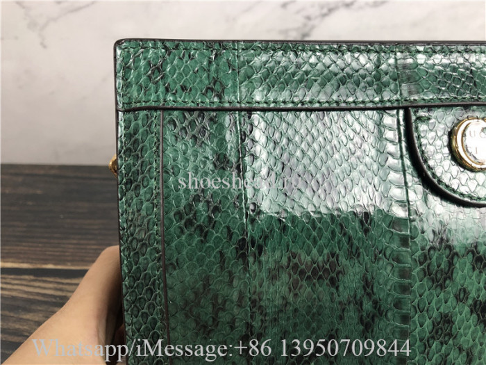 Original Gucci Ophidia Small Snakeskin Shoulder Bag