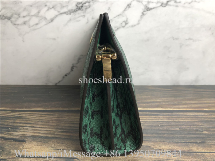Original Gucci Ophidia Small Snakeskin Shoulder Bag
