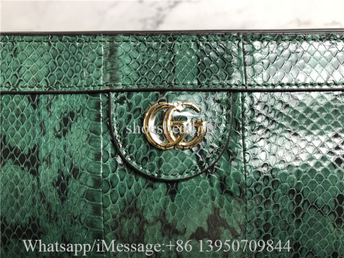 Original Gucci Ophidia Small Snakeskin Shoulder Bag