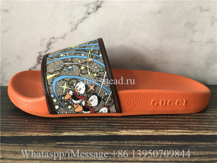 Gucci x Disney Pursuit Donald Dunk Sandal Slide