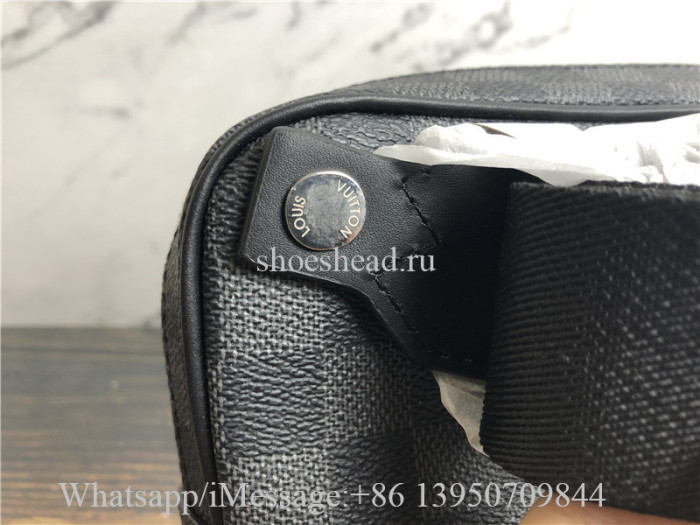 Original Louis Vuitton Scott Messenger Damier Graphite Canvas Grey Bag N50018