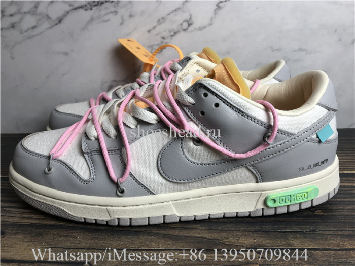 Off White x Nike Dunk Low Lot 09 Of 50