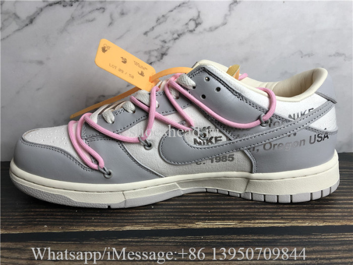 Off White x Nike Dunk Low Lot 09 Of 50