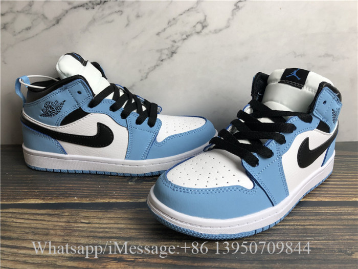 Air Jordan 1 Mid University Blue Kid
