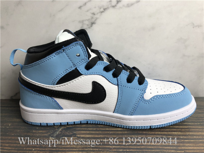 Air Jordan 1 Mid University Blue Kid