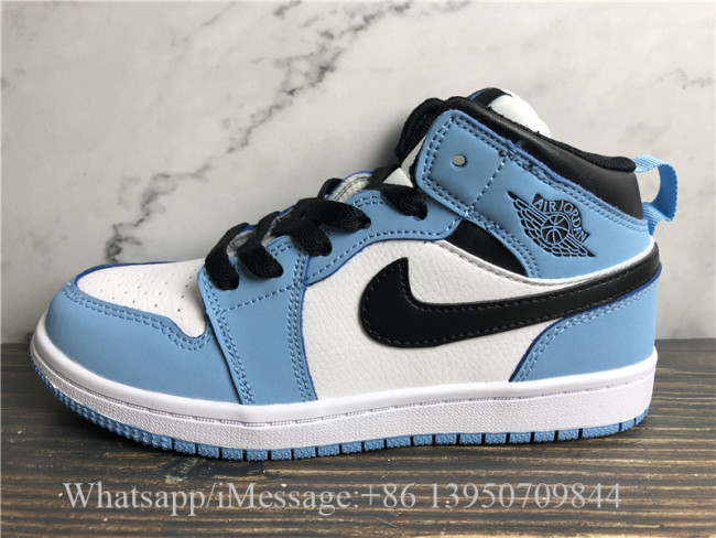 Air Jordan 1 Mid University Blue Kid