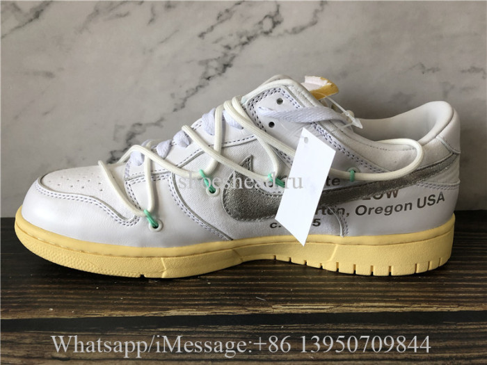 Off White x Nike Dunk Low Lot 01 Of 50