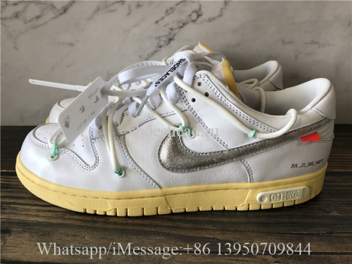 Off White x Nike Dunk Low Lot 01 Of 50