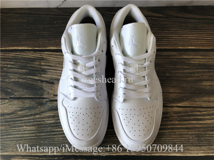 Air Jordan 1 Retro Low Triple White