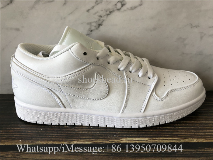 Air Jordan 1 Retro Low Triple White