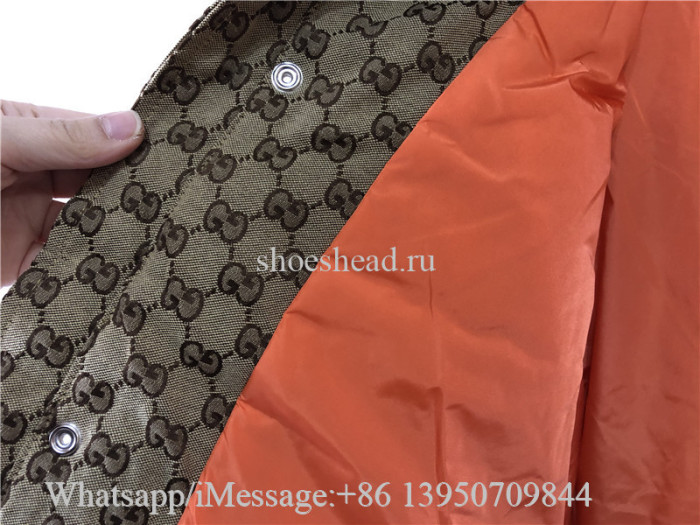 Gucci x The North Face Print Jacket Beige