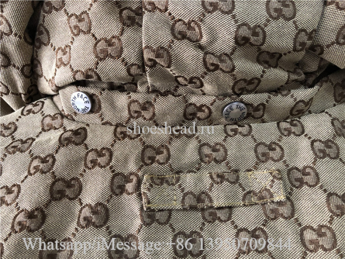 Gucci x The North Face Print Jacket Beige