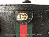 Original Gucci Ophidia Medium Tote Bag Black