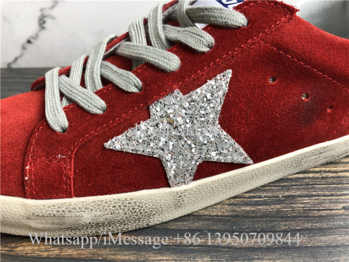 Golden Goose Superstar Sneaker Red Suede