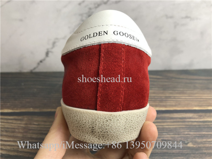 Golden Goose Superstar Sneaker Red Suede