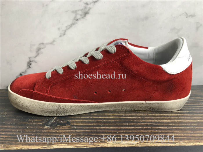 Golden Goose Superstar Sneaker Red Suede