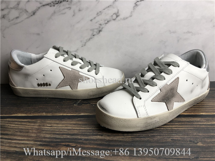 Golden Goose Superstar Sneaker With Silver Tab