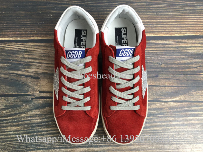 Golden Goose Superstar Sneaker Red Suede